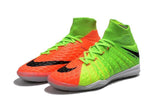 Nike HypervenomX Proximo II DF Indoor Soccer Shoes Green Black Orange - TraShoes