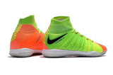 Nike HypervenomX Proximo II DF Indoor Soccer Shoes Green Black Orange - TraShoes