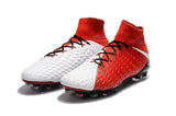 Nike Hypervenom Phantom III DF FG Soccer Cleats Red White - TraShoes