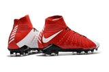 Nike Hypervenom Phantom III DF FG Soccer Cleats Red White - TraShoes