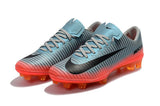 Nike Mercurial Vapor XI CR7 FG Soccer Cleats Cool Grey Orange - TraShoes