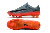 Nike Mercurial Vapor XI CR7 FG Soccer Cleats Cool Grey Orange - TraShoes