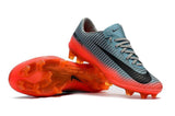 Nike Mercurial Vapor XI CR7 FG Soccer Cleats Cool Grey Orange - TraShoes