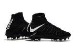 Nike Hypervenom Phantom III DF FG Soccer Cleats Blackout Black White - TraShoes