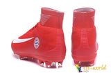 Nike Mercurial Superfly V Fc Bayern Munich Fg Cleats Red White - TraShoes