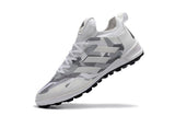 Adidas ACE TF Grass Spike Soccer Cleats Shoes White Gray