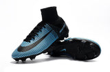 Nike Mercurial Superfly V FG Soccer Cleats Blue Black - TraShoes