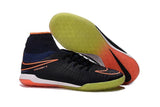 Nike HypervenomX Proximo IC Soccer Shoes Orange Black GrassGreen White - TraShoes