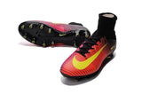 Nike Mercurial Superfly V AG Soccer Cleats Total Crimson Black Pink - TraShoes