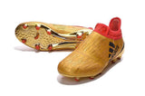 Adidas X 16+ Purechaos FG/AG Soccer Cleats Metallic Gold Red - TraShoes