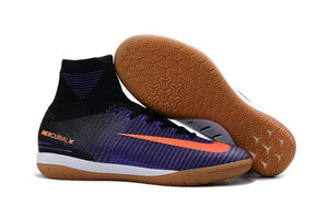 Nike MercurialX Proximo II IC IC00043 Black Total Crimson Hyper Grape - TraShoes