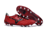 Mizuno Morelia Neo II FG Soccer Cleats Red Black - TraShoes