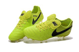 Nike Tiempo Legend VI FG Soccer Cleats Lemon Volt Black - TraShoes