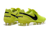 Nike Tiempo Legend VI FG Soccer Cleats Lemon Volt Black - TraShoes