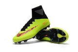 Nike Mercurial Superfly V FG Soccer Cleats Fluorescent Green Black - TraShoes
