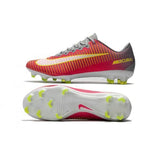 Nike Mercurial Vapor XI FG Soccer Cleats Red Grey Yellow White - TraShoes