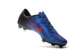 Nike Mercurial Vapor XI FG Soccer Cleats Blue Black Red - TraShoes