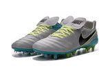 Nike Tiempo Legend VI FG Soccer Cleats Grey Green Black - TraShoes