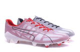 PUMA evoSPEED 1.4 SL FG Soccer Cleats White Solar Pink - TraShoes