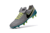 Nike Tiempo Legend VI FG Soccer Cleats Grey Green Black - TraShoes