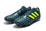 New Adidas Nemeziz FG Agility TPU Soccer Cleats Shoes BLue Black Lime