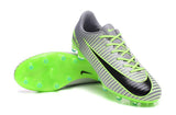 Nike Mercurial Vapor XI AG Soccer Cleats Grey Black Green - TraShoes