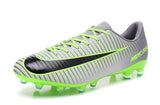 Nike Mercurial Vapor XI AG Soccer Cleats Grey Black Green - TraShoes