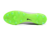 Nike Mercurial Vapor XI AG Soccer Cleats Grey Black Green - TraShoes