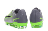 Nike Mercurial Vapor XI AG Soccer Cleats Grey Black Green - TraShoes