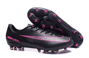 Nike Mercurial Vapor XI AG Soccer Cleats Black Pink - TraShoes