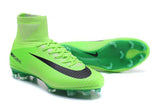 Nike Mercurial Superfly V FG Soccer Cleats Grass Green Black - TraShoes