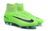 Nike Mercurial Superfly V FG Soccer Cleats Grass Green Black - TraShoes