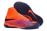 Nike HypervenomX Proximo Turf Soccer Cleats Total Crimson Purple - TraShoes