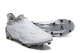 Adidas X 16+ Purechaos FG Soccer Cleats White Clear Grey Black - TraShoes