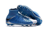 Nike Hypervenom Phantom III DF FG Soccer Cleats White Blue Grey - TraShoes