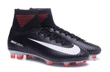 Nike Mercurial Superfly V FG Soccer Cleats Black Orange White - TraShoes