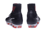 Nike Mercurial Superfly V FG Soccer Cleats Black Orange White - TraShoes