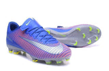 Nike Mercurial Vapor XI FG Soccer Cleats Pink Blue Silver - TraShoes