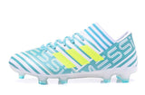 Adidas Nemeziz 17.3 FG Soccer Cleats Blue White Fluorescent Yellow - TraShoes