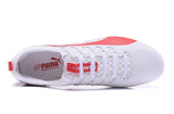 PUMA evoPOWER Vigor 1 FG Soccer Cleats White Red Black - TraShoes
