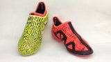 Adidas Glitch Skin 17 FG Soccer Shoes Fluorescent Green White Red - TraShoes