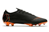 Nike Mercurial Vapor XII 360 Elite FG Soccer Cleats Black Total Orange - TraShoes