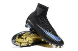 Nike Mercurial Superfly V FG Soccer Cleats Black Blue Golden - TraShoes