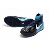 Nike MagistaX Proximo II IC Soccer Shoes Obsidian White Gamma Blue - TraShoes