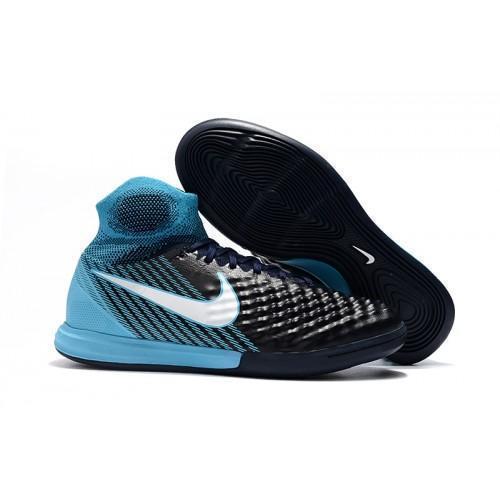 Nike MagistaX Proximo II IC Soccer Shoes Obsidian White Gamma Blue - TraShoes