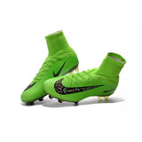 Nike Mercurial Superfly V FG Soccer Cleats Green Black - TraShoes