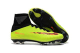 Nike Mercurial Superfly V FG Soccer Cleats Fluorescent Green Black - TraShoes