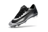 Nike Mercurial Vapor XI FG Soccer Cleats Silver Black - TraShoes