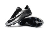 Nike Mercurial Vapor XI FG Soccer Cleats Silver Black - TraShoes