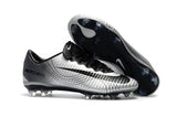 Nike Mercurial Vapor XI FG Soccer Cleats Silver Black - TraShoes
